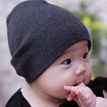 2019 Newborn Baby Boy Girl Beanie Hat Infant Toddler Kids Double Layer Plain Cap Cute Casual Cotton Winter Warm Fashion New Sale 2024 - buy cheap