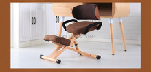Cadeira para escritório, ergonômica, ajustável, com alça e encosto, em madeira 2024 - compre barato