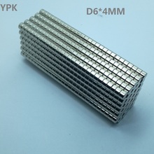 100PCS/LOT  neodymium magnet 6*4 disk magnet 6x4 N35 Strong mm magnet 6x4  NdFeB magnets  Dia 6 x 4 2024 - buy cheap