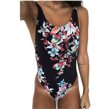 Maiô sexy de uma peça com estampa, traje de banho feminino para nadar, monokini, conjunto de body, 2019 2024 - compre barato