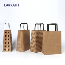 12PCS Craft Gift Bags With Handles Gift Wedding Gift Bag Paper Kraft Birthday Paper Bags For Cookies Sweet Jewelry Clothes Food 2024 - buy cheap