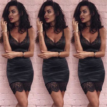 New 2019 Summer Sexy Women Bandage Bodycon Casual  Party Club Mini Short Dress 2024 - buy cheap