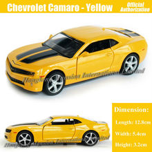 1:36 Scale Diecast Metal Alloy Licensed Collection Sports Car Model For Chevrolet Camaro Pull Back Toys Vehicle - Yellow 2024 - buy cheap