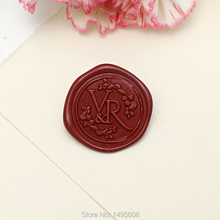 Leaf Style Personalized Initial Wax Seal Stamp/Custom wedding invitation/wax sealing/Custom wax seal gifts,Best gifts for couple 2024 - buy cheap