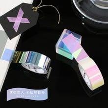 15 мм * 5 м фольга DIY лента для декорации Washi Скрапбукинг маскирующая Лента наклейки Скрапбукинг стиральная лента 024041 2024 - купить недорого