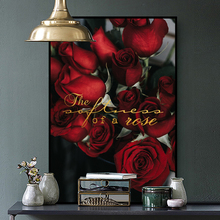 Adesivos de parede com flores de rosa, decoração nórdica de casamento, autoadesivo, pintura de papel de parede para quarto, cozinha e sala tz013 2024 - compre barato