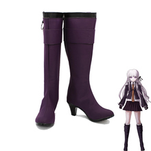 Danganronpa kyoko kirigiri mulher cosplay sapatos botas tamanho personalizado 2024 - compre barato