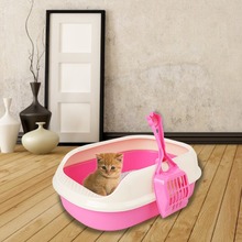 Toilet Bedpan Cat Litter Box Cat Dog Tray Toilet Supply Teddy Anti-Splash Pet Dog Toilette Puppy Indoor Home Plastic Sandbox C 2024 - buy cheap