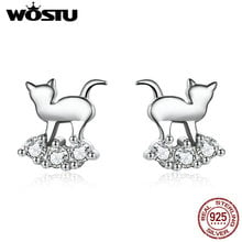 WOSTU-pendientes de plata de ley 925 para mujer, fiesta y joyería para boda, regalo 2024 - compra barato