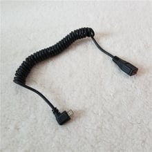 90 Degree Micro USB Male Adapter to Female Data Extension Cable Left Angle Spring Line Black 2024 - buy cheap