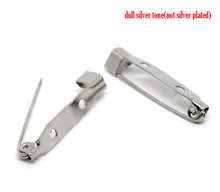 DoreenBeads 100 Silver Color Brooch Back Bar Pins Findings 31x6mm (B12460) yiwu 2024 - buy cheap