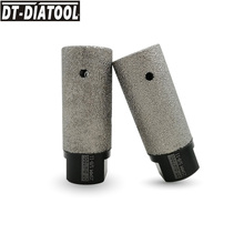 DT-DIATOOL 2 pçs/set 25mm vácuo soldadas com 5/8-11 conexão diamante moagem bits de dedo para ângulo moedor moagem telha de mármore 2024 - compre barato