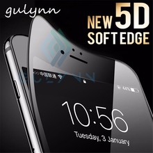 5D Protector de pantalla de cristal completo para iPhone 6 6S 7 8 Plus vidrio templado para iPhone 6S 7 película protectora de vidrio 8 X XS 10 2024 - compra barato