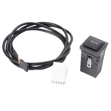 Автомобильный AUX адаптер переключатель линия кабель для Фольксваген кролик Сирокко Гольф/GTI/R MK5 MK6 2005-2014 2024 - купить недорого