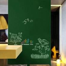 60*200cm Large Size Blackboard Sticker Removable PVC Wall Drawing Writing Art Green Chalkboard krijtbord School Office Supplies 2024 - buy cheap