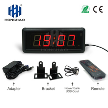 1.8" led digital clock timep fitness  gym timer led workout Remote clock Honghao 2024 - buy cheap