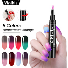 Yinikiz-Bolígrafo de Gel UV para cambio de Color, 8 colores, cambio de Color térmico, 2 colores 2024 - compra barato