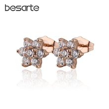 Crystal Earings Gold Stud Earrings For Women Boucle D'oreille Bijoux Femme Star Brinco Kolczyki Oorbellen Jewelry Ohrring E3102 2024 - buy cheap
