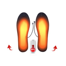 Carbon Fiber Insoles Electric Heated Shoe Cuttable Insole Socks Feet Heater USB Charge Winter Pads For Foot Size 35~44 Warmer 2024 - buy cheap