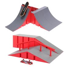 1pc Mini Finger Skateboard Kids Children Plastic Alloy Fingerboard Skateboarding Ramp Training Table Game Toy Gifts 2024 - buy cheap