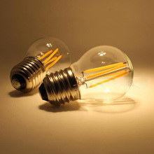 Lámpara Led Retro de luz con filamento LED, Bombilla Edison Vintage de 2W, E27, 110V/220V, G45, con carcasa de vidrio transparente, envío directo 2024 - compra barato