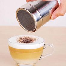 Multifunctional Stainless Steel Chocolate Shaker Cocoa Flour Salt Powder Icing Sugar Cappuccino Coffee Sifter Lid Cooking Tools 2024 - buy cheap