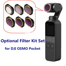 Sunnylife Gimbal Camera Lens Filter MCUV Adjustable CPL NDPL ND64-PL ND32-PL ND4 ND8 Filter for DJI OSMO POCKET Accessory 1 set 2024 - buy cheap