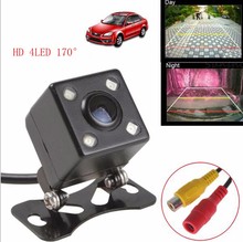 BYNCG  Waterproof 4 LED Night Vision Car hd CCD Rear View Camera Reverse Camera For Auto Parking Monitor Free Shipping, 2024 - buy cheap