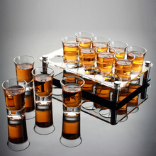 Liquor Spirits Shot Glass Set With Holder Shelf B52 Bomber Rainbow Cocktail Wine Glass Household Bar KTV Club Party Bullet Cup 2024 - buy cheap
