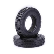 2/4pcs Soft Rubber 1/14 RC Trailer Cars Tractor Truck Tyres Toy Off Road Car Rubber Tires Tyres Wheels 1:10 RC Rock Crawler Part 2024 - buy cheap