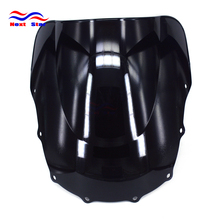 Motorcycle ABS Black Plastic Windshield Windscreen For KASAWAKI ZZR400 ZZR600 ZZR 400 600 1993-2007 2024 - buy cheap