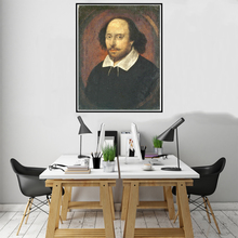 Shakespeare Canvas Art Painting Poet Writer Author Poster Canvas Print Painting Wall Art Bedroom Home Decoration 2024 - buy cheap