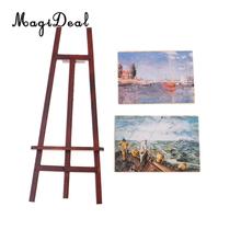 1:12 Dollhouse Miniatures Artist Easel with 2 Paintings Pictures Home Decoration 2024 - buy cheap