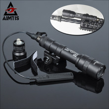 AIMTIS M600B Scout Light Tactical LED Mini Flashlight 20mm Picatinny Hunting Keymod Rail Mount Weapon light for Outdoor Sports 2024 - buy cheap