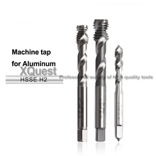 XQuest HSSE Spiral Fluted taps M3 M4 M5 M6 Machine Right Hand screw Cutting tap M8 M10 M12 for Aluminum die-cast aluminum 2024 - buy cheap