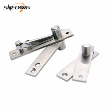 Pivot Hinge 130x25mm Stainless Steel Hidden Cabinet Hinge 360Degree Rotatary Cupboard Conceal Furniture Pivot Hinge 2024 - buy cheap