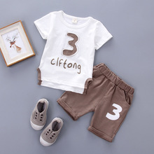The New Children's Preschool Children's Clothes In Summer  Short Sleeved T Shirt +pant 0-4 Ages Baby Suit 2024 - buy cheap