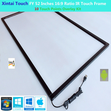 Xintai Touch-Panel De Marco táctil IR Plug & Play, de 52 pulgadas, 10 puntos de contacto, relación 16:9, sin cristal 2024 - compra barato