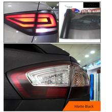 30*180cm Matt Smoke Light Film Car Matte Black Tint Headlight Taillight Fog Light Vinyl Film Rear Lamp Tinting Film 2024 - buy cheap