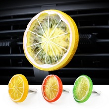LEEPEE Interior Accessories Air Conditioner Vent Clip Auto Outlet Perfume Lemon Shape Solid Fragrance Car Air Freshener 2024 - buy cheap