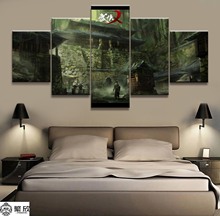 Imagen en lienzo para decoración del hogar, póster de pintura de China Antigua, juego de Dram GameStudio, pared para el hogar, venta al por mayor, 5 piezas 2024 - compra barato