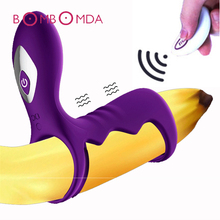 Sex Shop Men Penis Vibration Sleeve G-Spot Stimulation Massager  Vibrator For Men Masturbator Remote Cockring Sex Adult Products 2024 - buy cheap