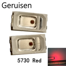 5630/5730 SMD/SMT LED rojo SMD 5730 LED montaje en superficie rojo 2,0 ~ 2,6 V 620-625nm Chip de diodo Led ultraligero 5730 rojo 4000 Uds. 2024 - compra barato