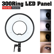 Falcon Eyes LED Video Selfie Ring Lighting Bi-color Fotografia Lamp For Makeup/Live/Youtube Light Shadow Less DVR-300DVC 2024 - buy cheap