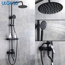 ULGKSD Shower Faucet Bathroom ORB Rainfall Shower Set With Sprayer Bidet Mixer Tap Wall Mount Shower Faucets 2024 - buy cheap