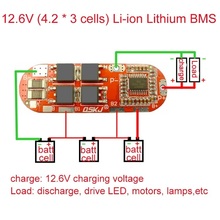 BMS 1S 2S 3S 4S 5S Lipo Li-ion, batería de litio, monitoreo, PCB, cargador de batería de litio, protección de circuito, placa de carga 2024 - compra barato