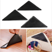4Pcs/Set Anti-Slip Rug Carpet Mat Grippers Non-Slip Reusable Washable Rubber Corners Pad Grip For Home Bathroom Living Room 2024 - buy cheap