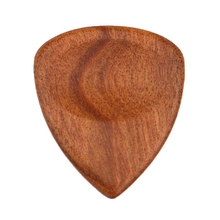 Púas de guitarra acústica de madera, púas con forma de corazón para parte de bajos 2024 - compra barato