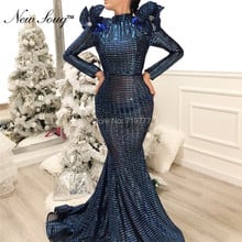 Slim Mermaid Arabic Evening Dresses Long Prom Dress 2019 Dubai Turkish Middle East Women Formal Dress Party Gown Robe De Soiree 2024 - buy cheap