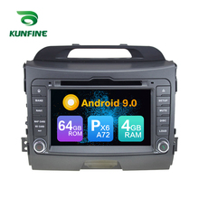 Sistema multimídia automotivo para kia sportage 2010-2018, unidade principal, leitor de dvd, gps, android 9.0, processador px6 a72 ram, 4 gb de armazenamento, 64 gb de armazenamento 2024 - compre barato